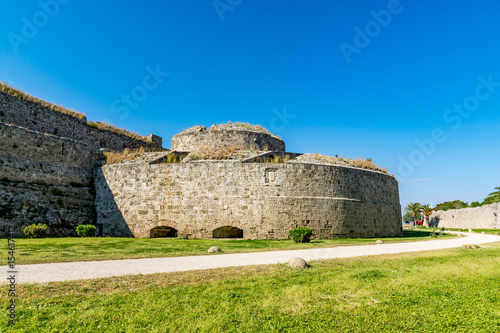Bild auf Leinwand Post of Italy (Del Carretto Bastion), one of the sections of the Rhodes old town