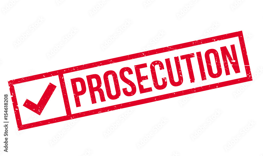 Prosecution rubber stamp. Grunge design with dust scratches. Effects can be easily removed for a clean, crisp look. Color is easily changed. Prosecution rubber stamp. Grunge design with dust scratches. Effects can be easily removed for a clean, crisp look. Color is easily changed.