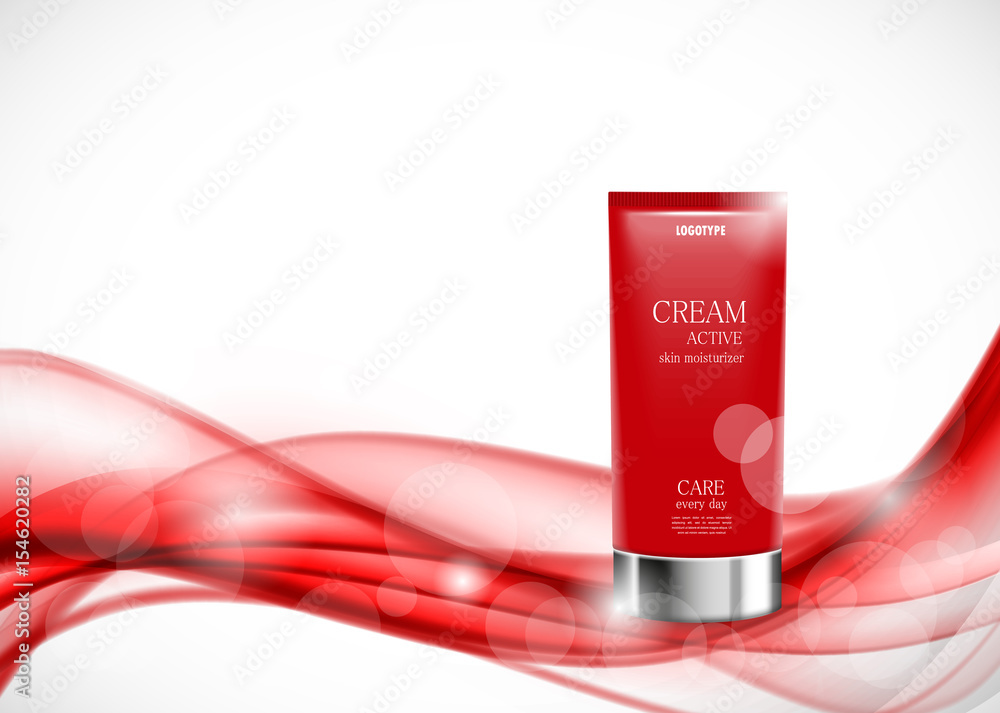 Body cream cosmetic design template Body cream cosmetic design template