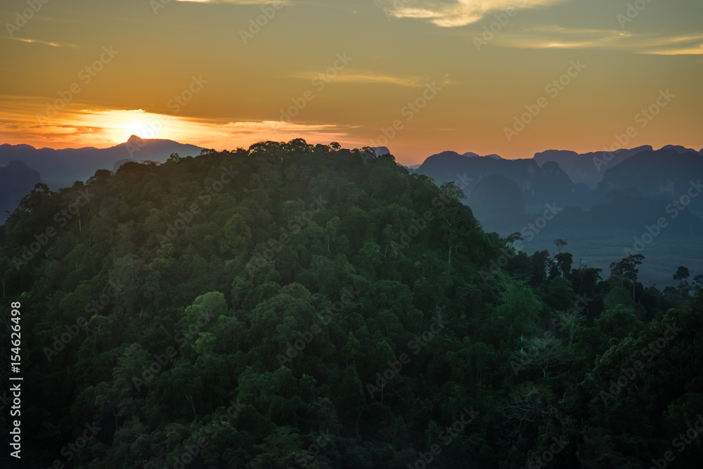 Fototapeta premium Tiger temple view