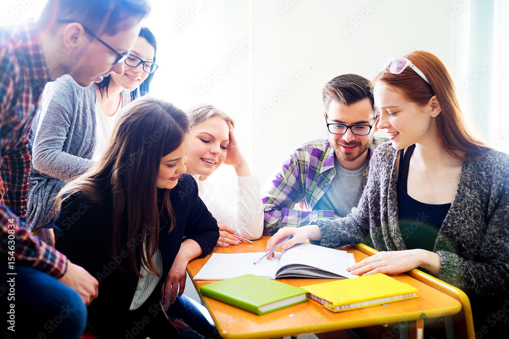 Obraz premium College students on a lecture