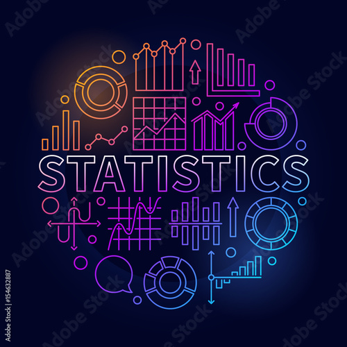 Round statistics illustration