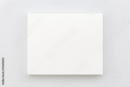 business white paper card on white. © panya99