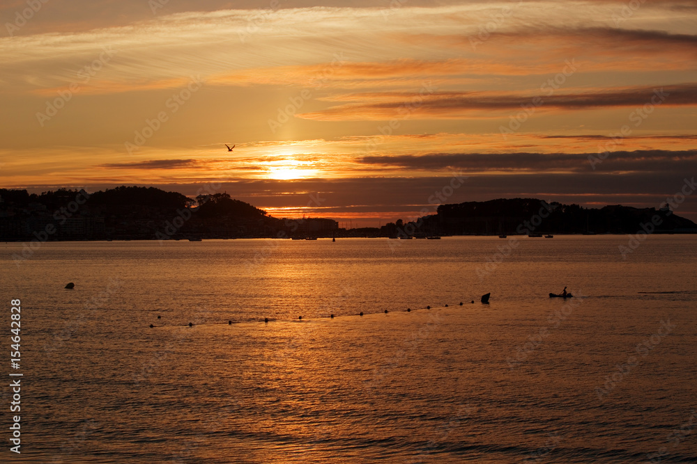 Naklejka premium sunset