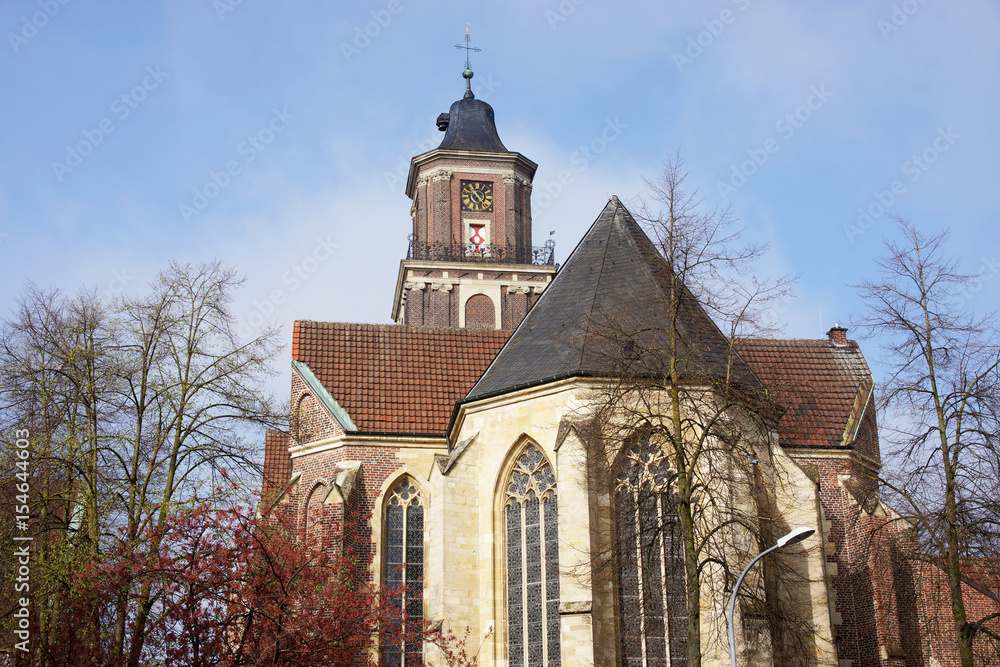 Naklejka premium Pfarrkirche St. Lamberti in Coesfeld, Nordrhein-Westfalen