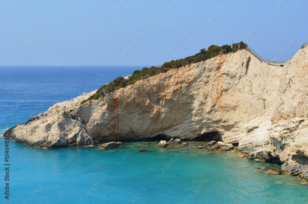 Blue, clear water - amazing Lefkada beaches Blue, clear water - amazing Lefkada beaches
