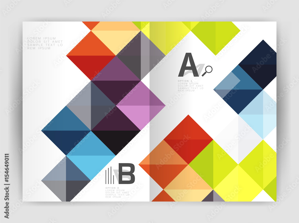 Vector square minimalistic abstract background, print template business brochure a4 Vector square minimalistic abstract background, print template business brochure a4