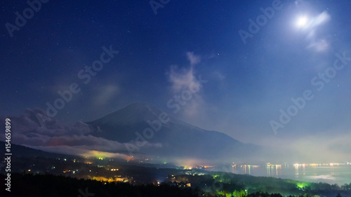 Mt. Fuji from Panaramadai at night