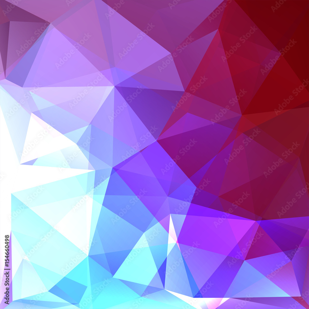 Obraz premium Background of pink, white geometric shapes. Mosaic pattern. Vector EPS 10. Vector illustration