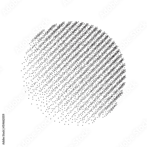 Stipple dots effect abstract background. © rea_molko