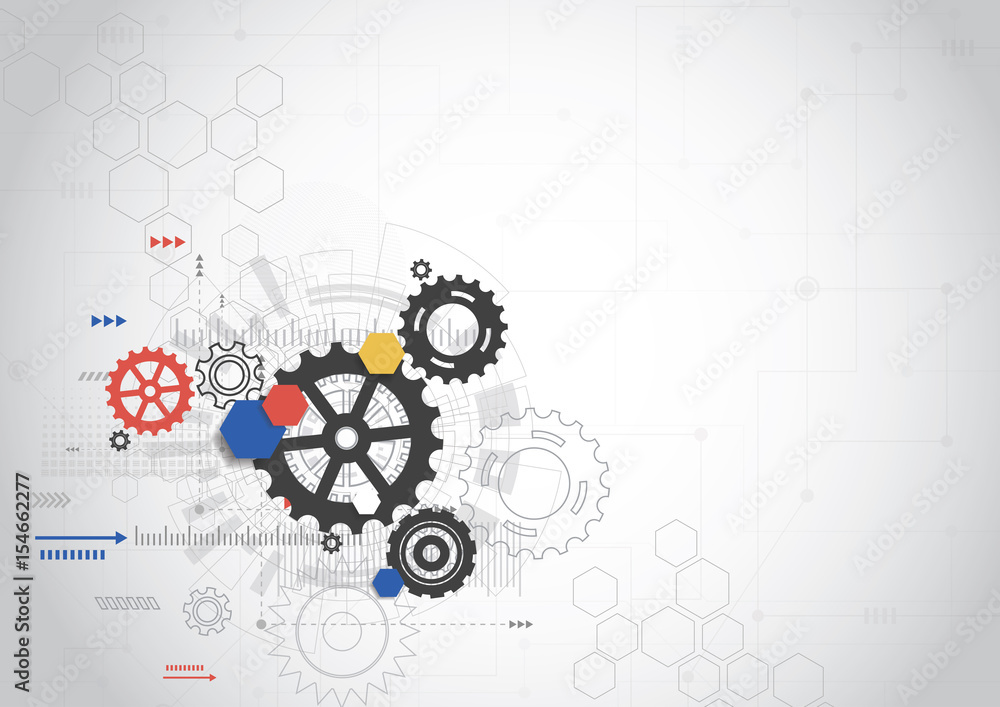 Abstract Technology Background