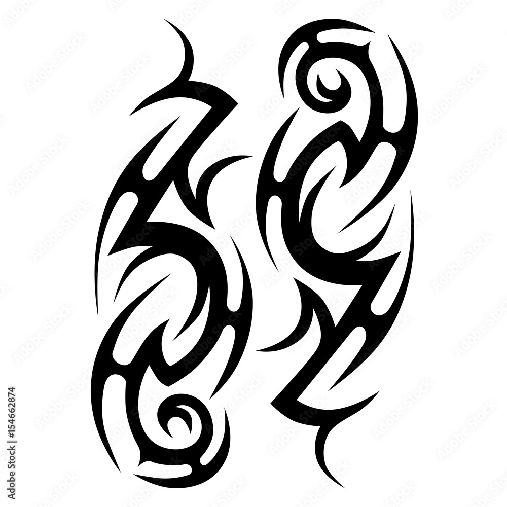 tattoos tribal vector pattern idea