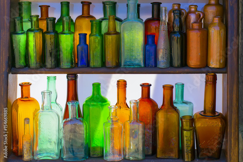 Bottles with different colors