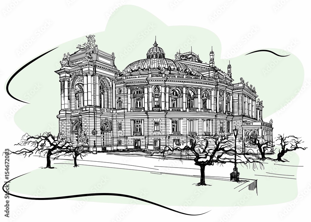 Odessa National Academic Opera and Ballet Theater.