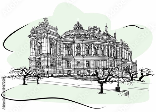Odessa National Academic Opera and Ballet Theater.