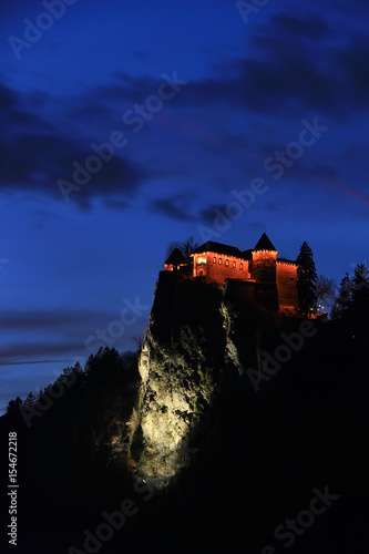 Bled Castle during the Night