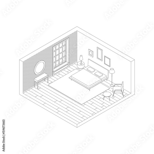 Bedroom line interior.