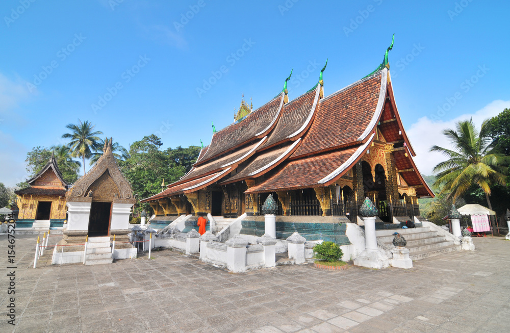 Buddhist  temple Wat Xieng Thongratsavoravinanh in Luang Prabang in Laos.

