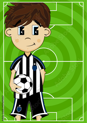 Cartoon Soccer - Football Player