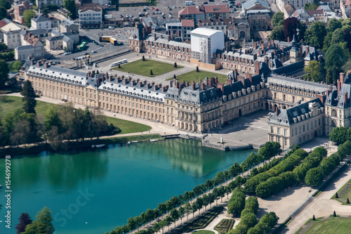 château de Fontainebleau qui vit la reddition de Napoléon 1er