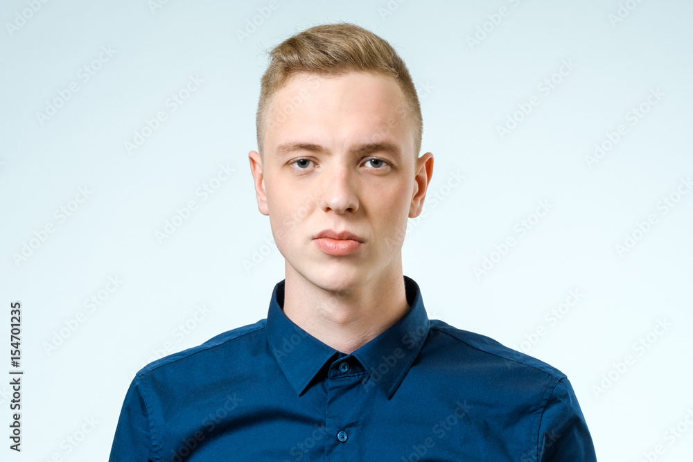 Portrait of a confident young man isolated Portrait of a confident young man isolated