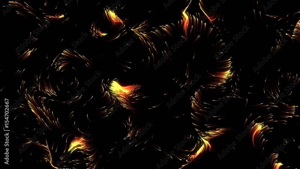 energy particles moving randomly