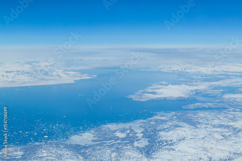 Greenland from an Airplane