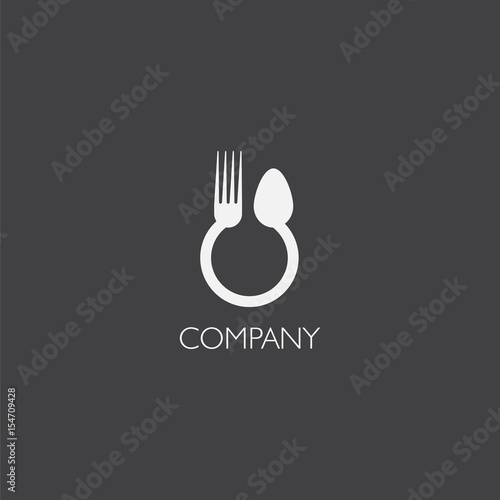 Eat, food delivery or restoraunt logo