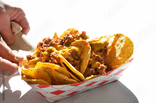 Crawfish jumbalaya nachos