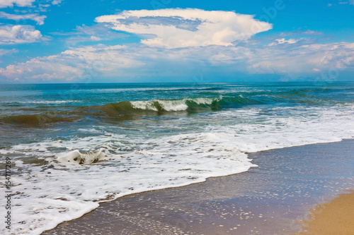 Waves of Mediterranean Sea.  Belek. Turkey © E.O.