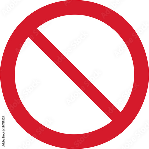 ISO 7010 P001 General prohibition sign
