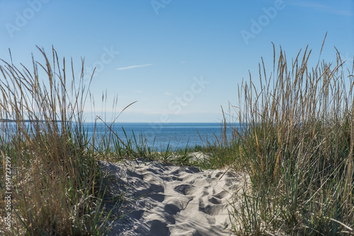 Fototapeta Naklejka Na Ścianę i Meble -  Beautiful quiet beach on the Baltic Sea