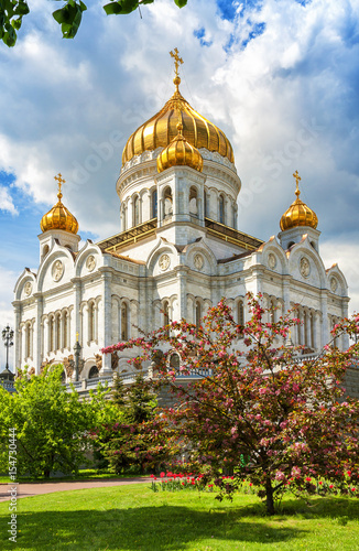 The Cathedral of Christ the Savior. Moscow, Russia.