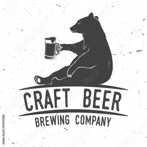 Vintage design for bar, pub and restaurant business.