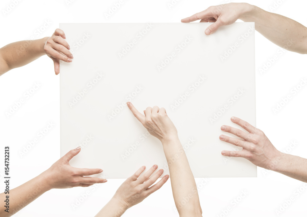 The hand points to something The hand points to something