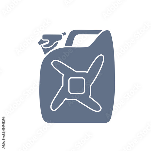 Jerrycan icon isolated.