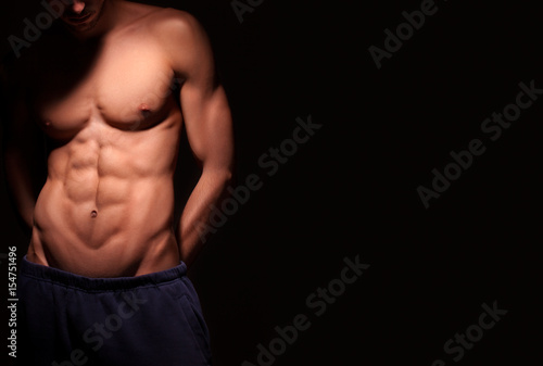 Принти на полотні Handsome man torso