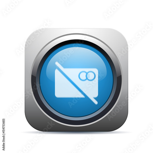 Square Push-Button - Vector