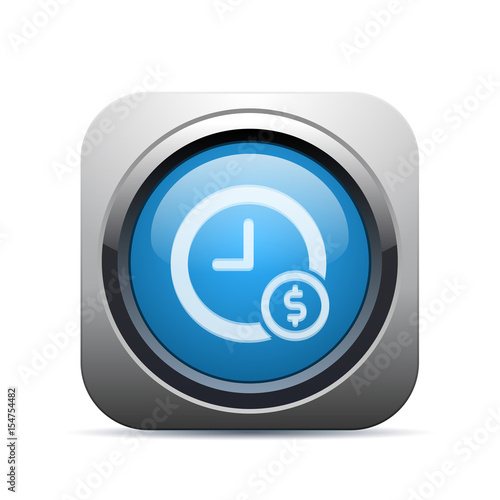 Square Push-Button - Vector