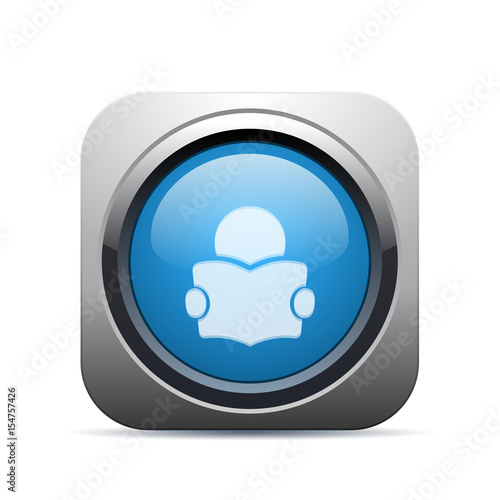 Square Push-Button - Vector