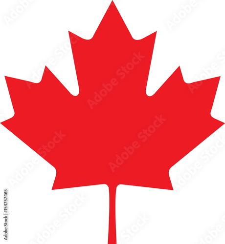 Obraz na płótnie Canada maple leaf w salonie