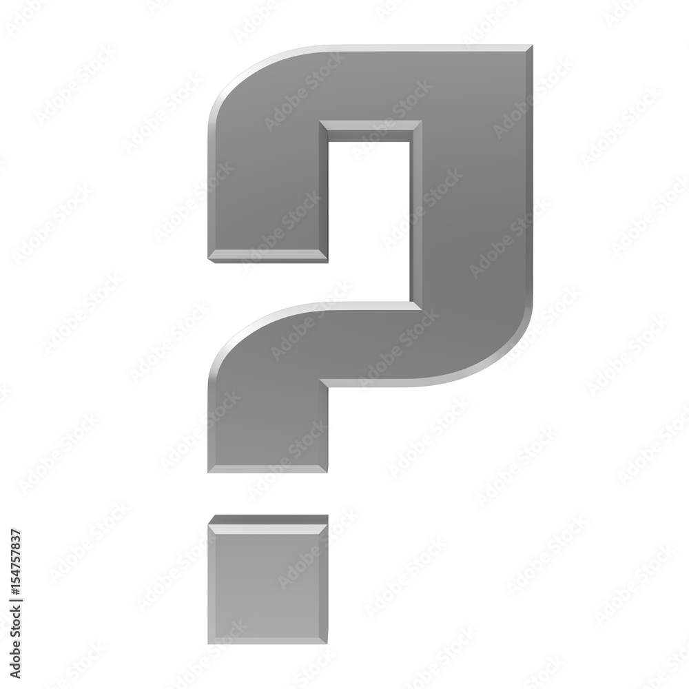 question mark 3d silver interrogation point punctuation sign icon symbol isolated on white background for business presentation print and internet in high resolution question mark 3d silver interrogation point punctuation sign icon symbol isolated on white background for business presentation print and internet in high resolution