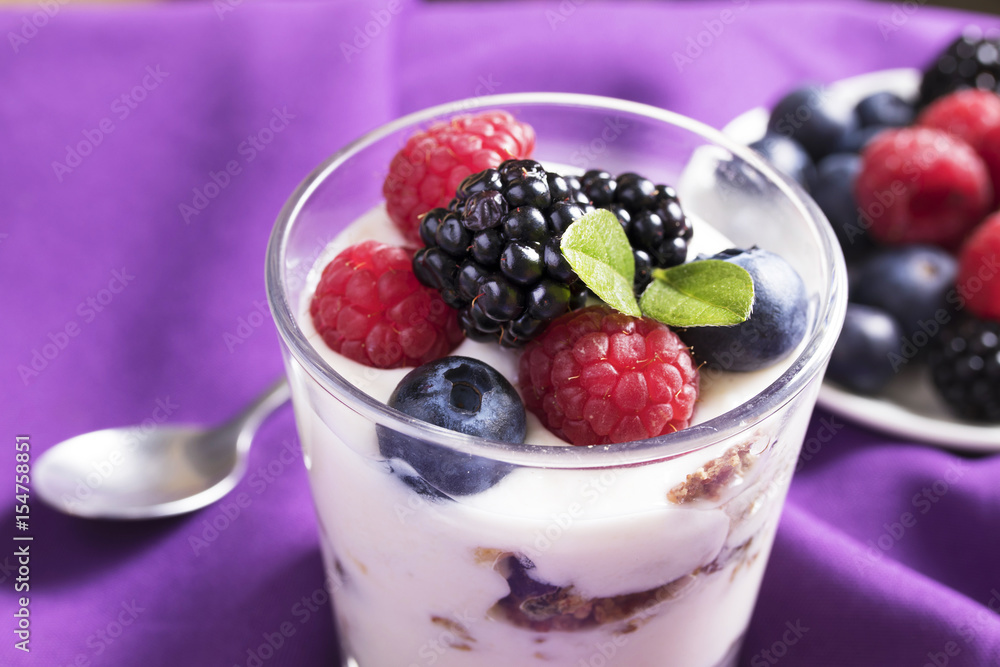 yogurt with berries, breakfasts and creative desserts yogurt with berries, breakfasts and creative desserts
