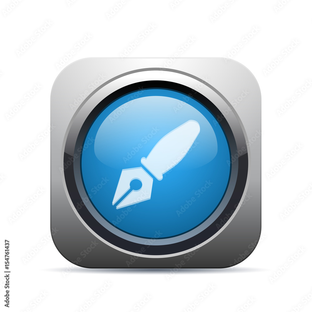 Square Push-Button - Vector Square Push-Button - Vector