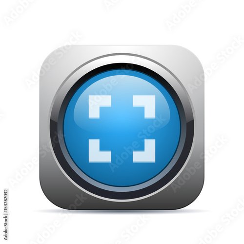 Square Push-Button - Vector