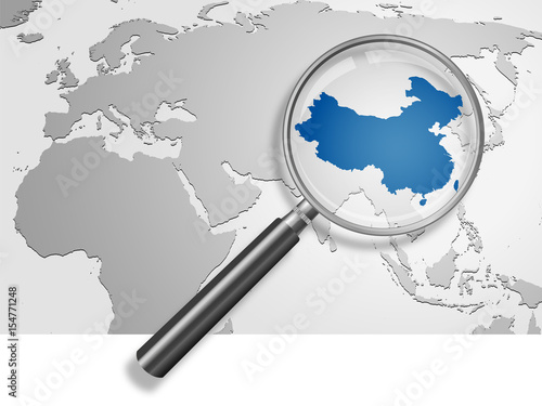 Landkarte *** China
