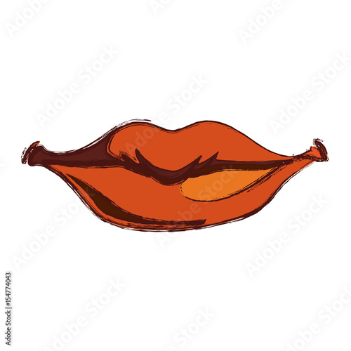 smile lips gesture vector icon illustration graphic design