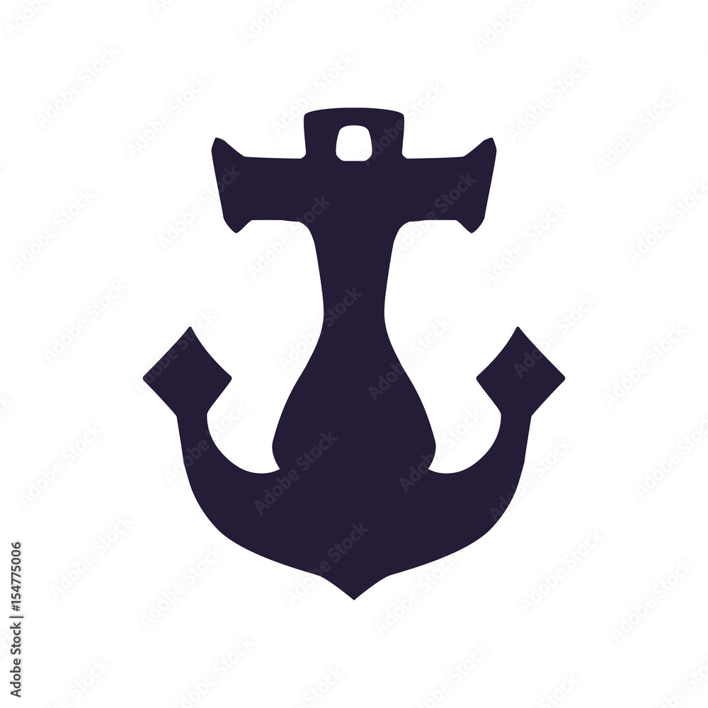 anchor nautical object vector icon illustration graphic design anchor nautical object vector icon illustration graphic design