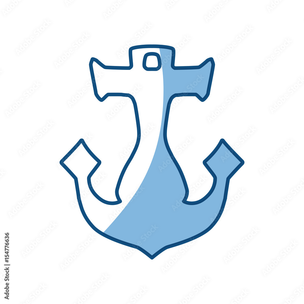 anchor nautical object vector icon illustration graphic design anchor nautical object vector icon illustration graphic design