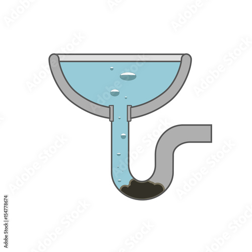 clog pipe isolated